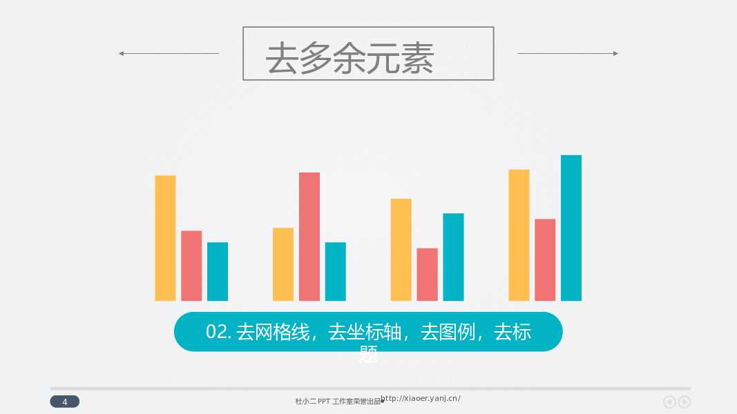 创意山形PPT柱形图制作教程