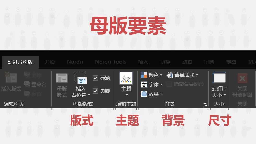 PPT母版设置运用教程