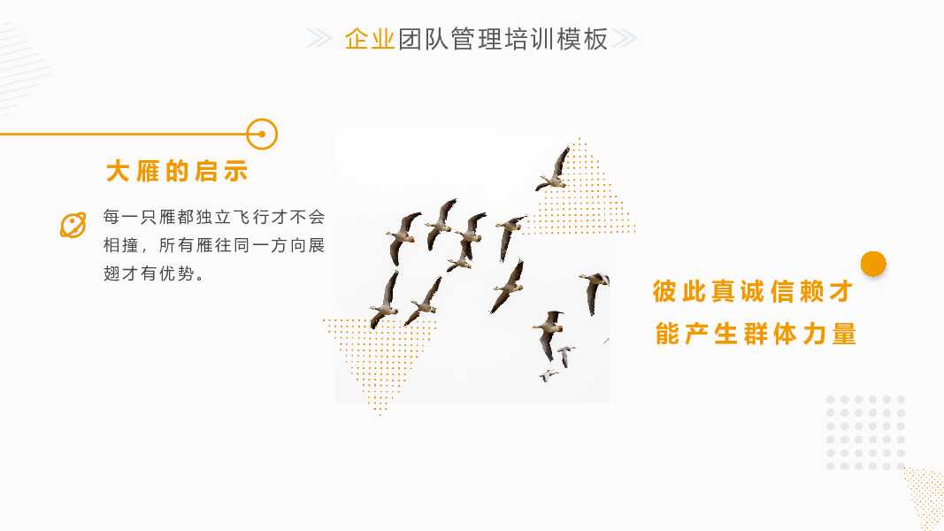 清新简约团队管理培训PPT模板