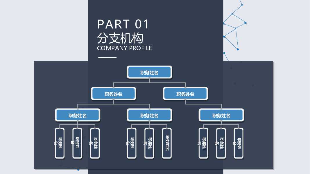 卡片式科技风公司介绍PPT模板