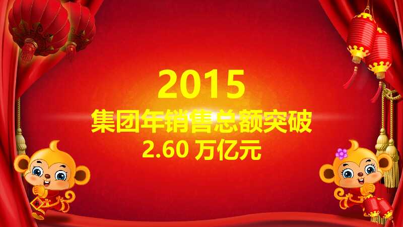 赢战鸡年企业年会颁奖开门红PPT