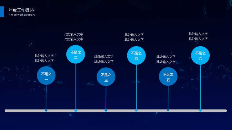 蓝色星空商务智能科技未来工作汇报PPT模板