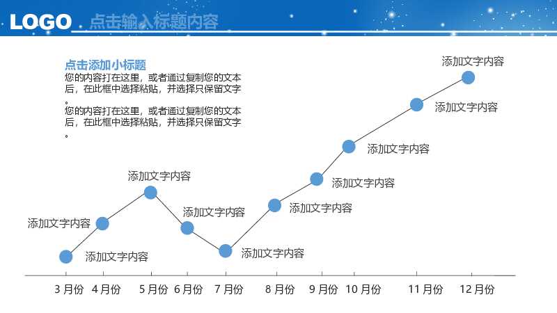 精美蓝色工作总结汇报PPT模板