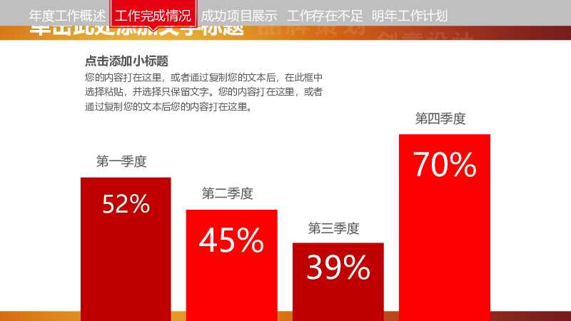 红色简约商务活动策划方案执行企划案PPT模板