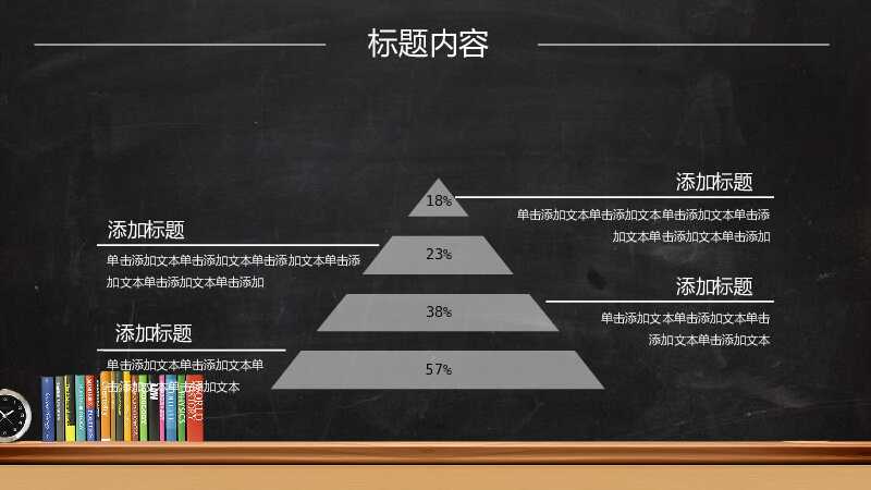 简洁黑色大气动态教师说课PPT模板